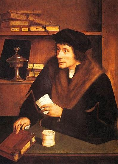 Quentin Matsys Portrait of Pieter Gillis oil painting image